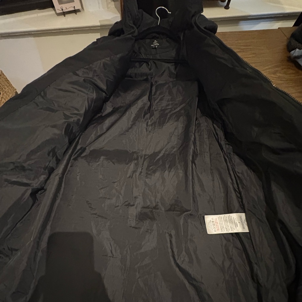 Threadbare Hendricks Puffer Jacket In Black - image 2